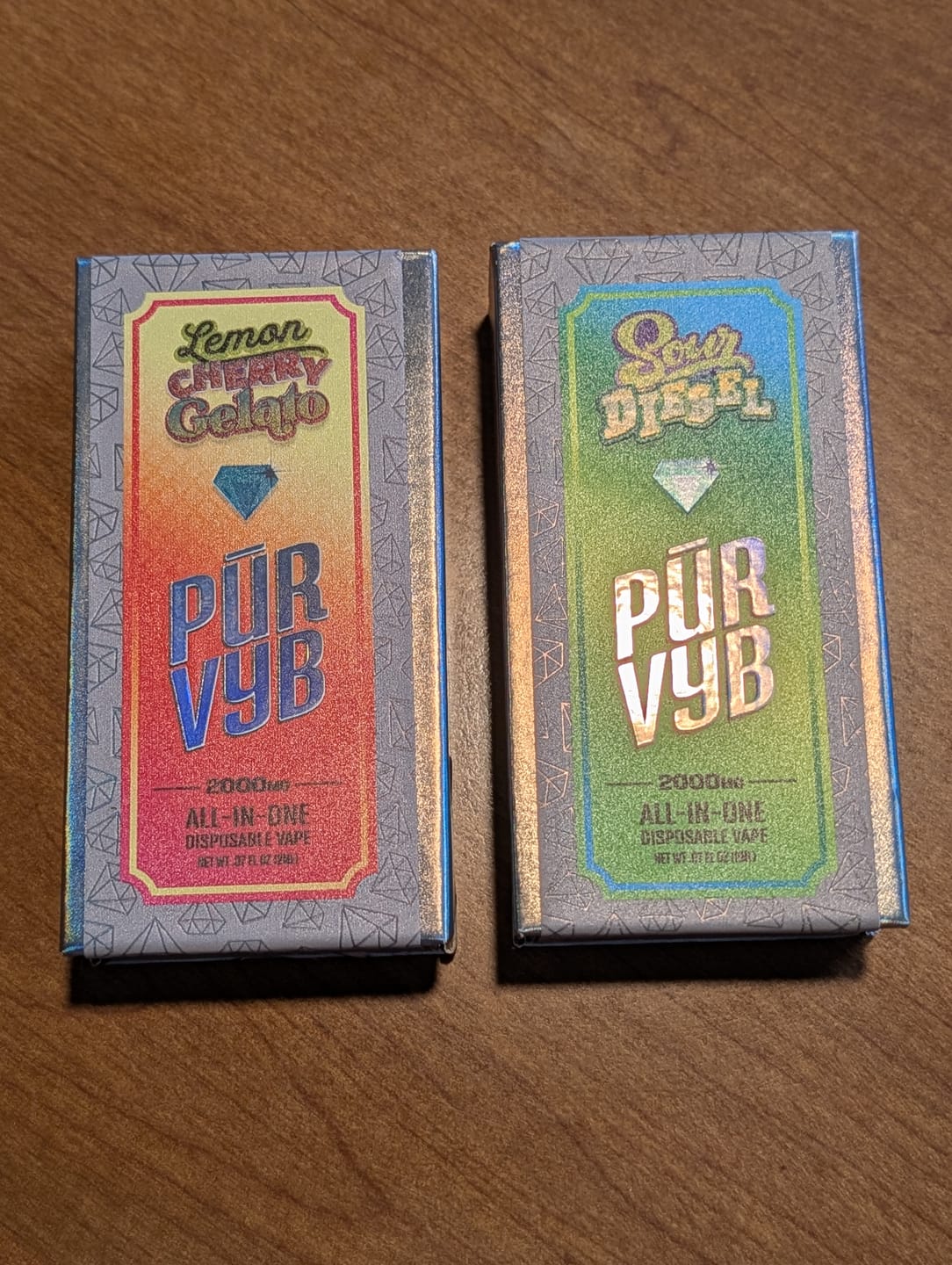 Customer photo review of PUR VYB - 2G THCa Live Resin - Lemon Cherry Gelato (Hybrid)