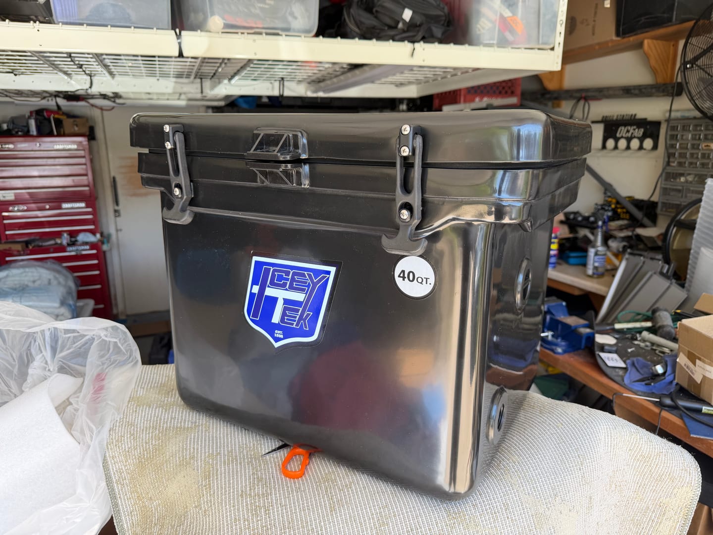 Customer photo review of ICEY-TEK 40 Quart Cooler