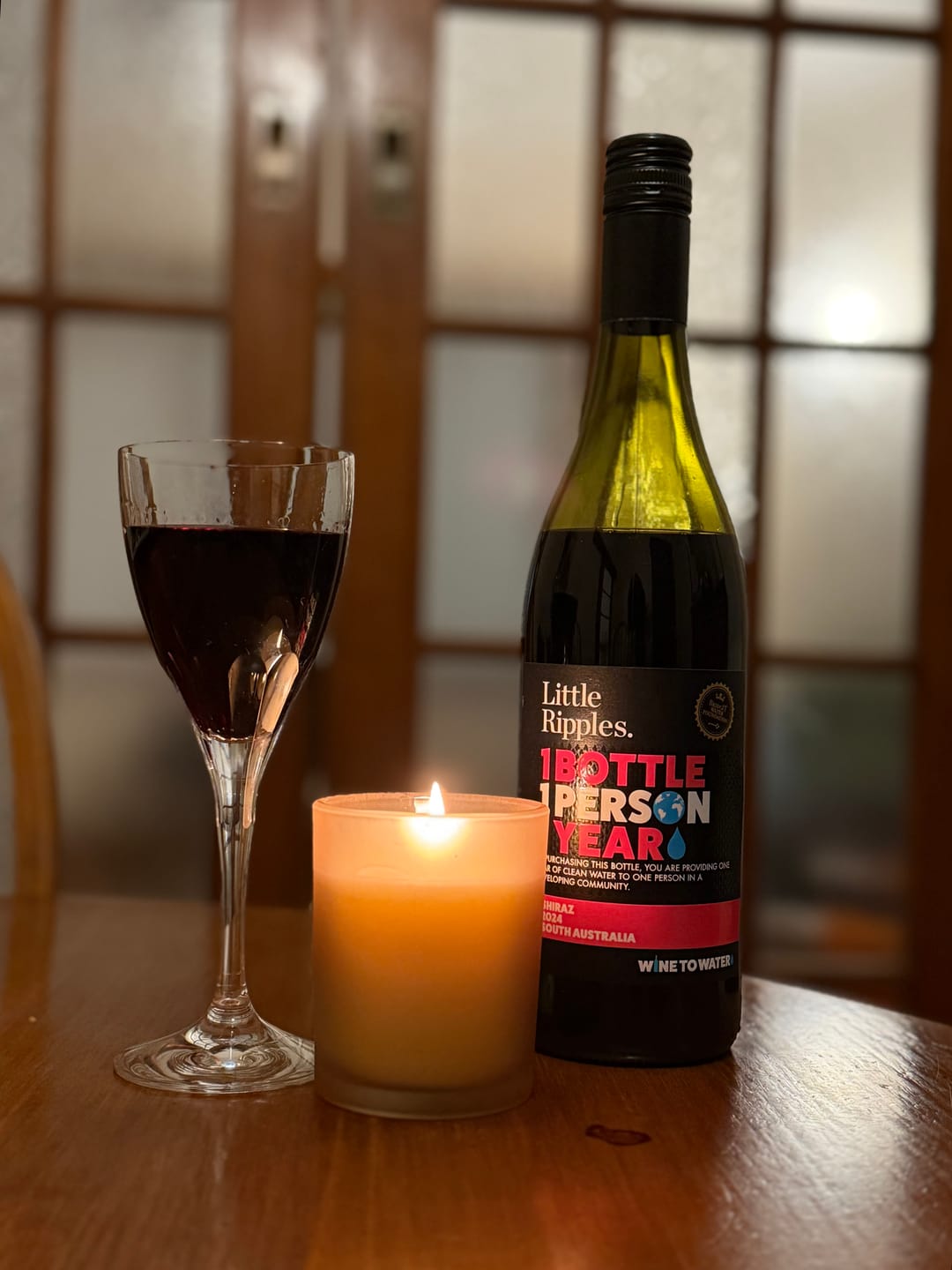 Customer photo review of Mulled Wine Candle GWP