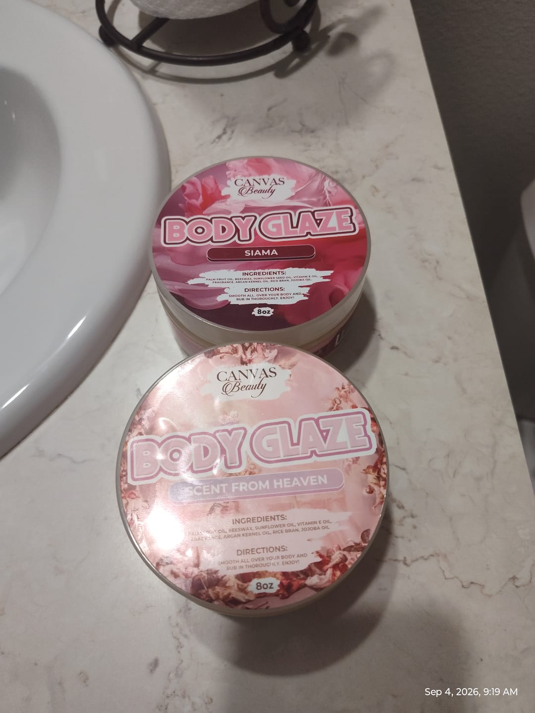Customer photo review of BODY GLAZE: SIAMA