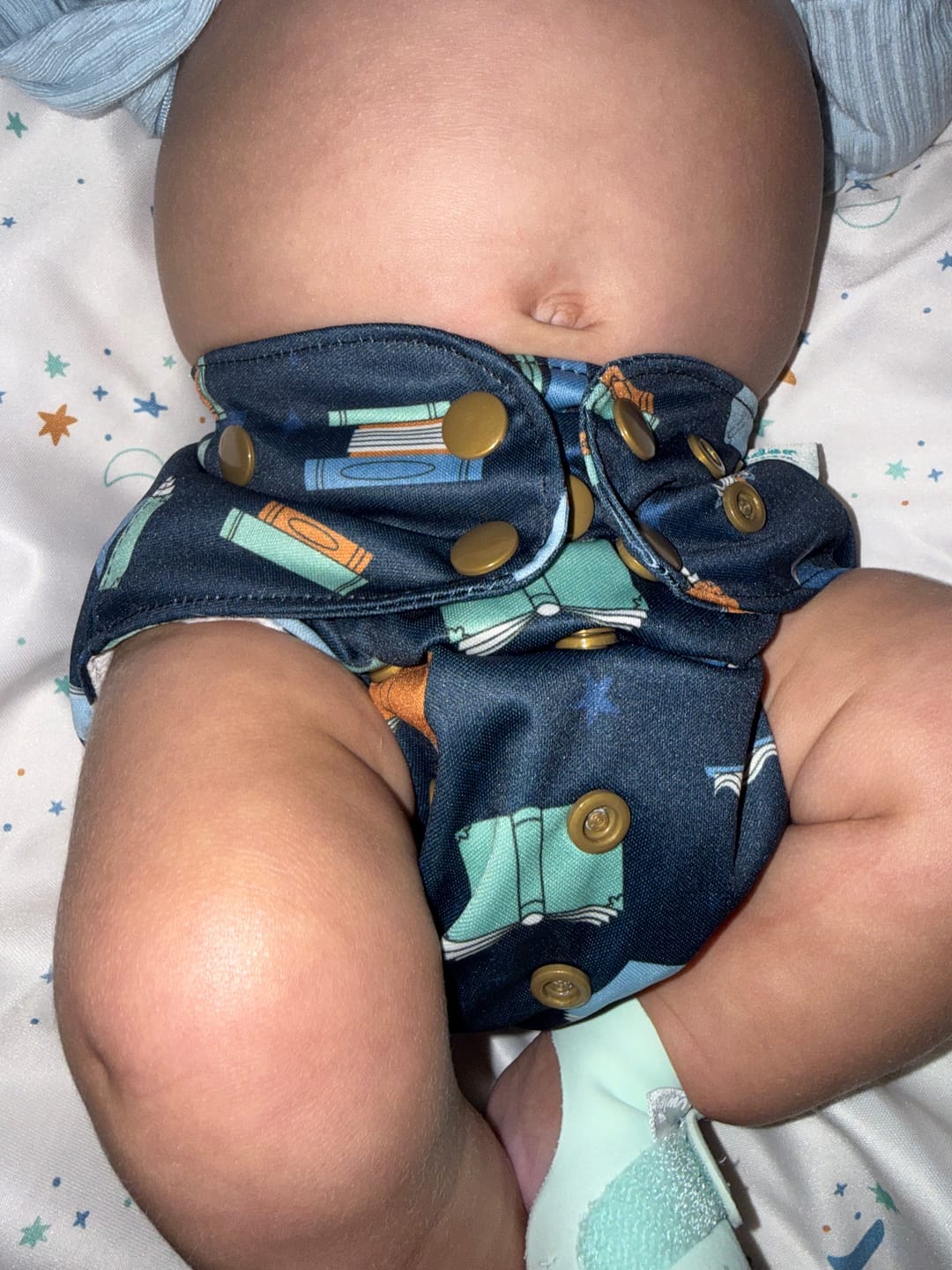 Customer photo review of Sweet Dreams Box with 8 Diapers and More