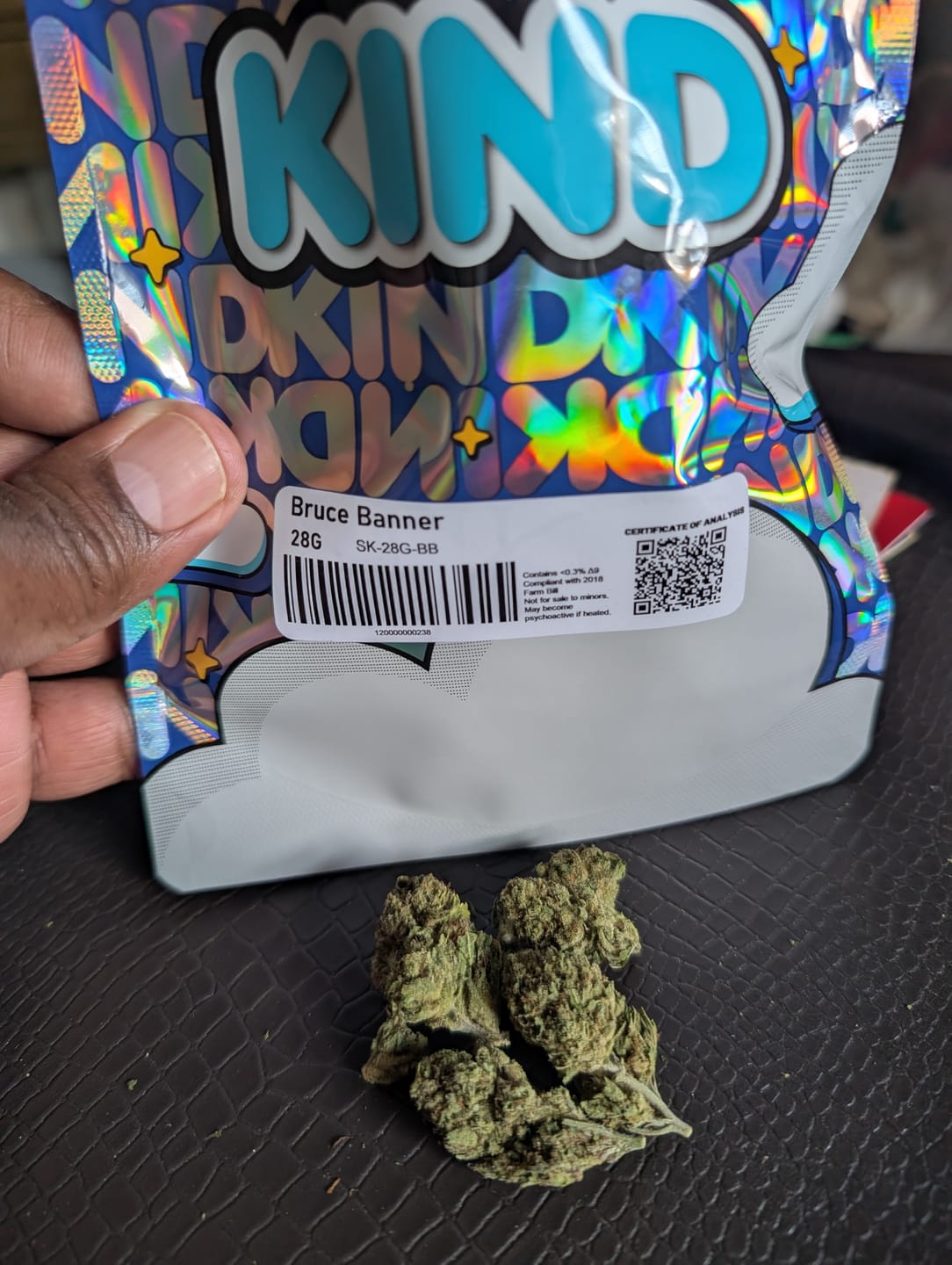 Customer photo review of Bruce Banner  - 28 Grams - Hybrid