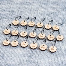Customer photo review of Hook & Needle Laser Engraved Removable Size Markers