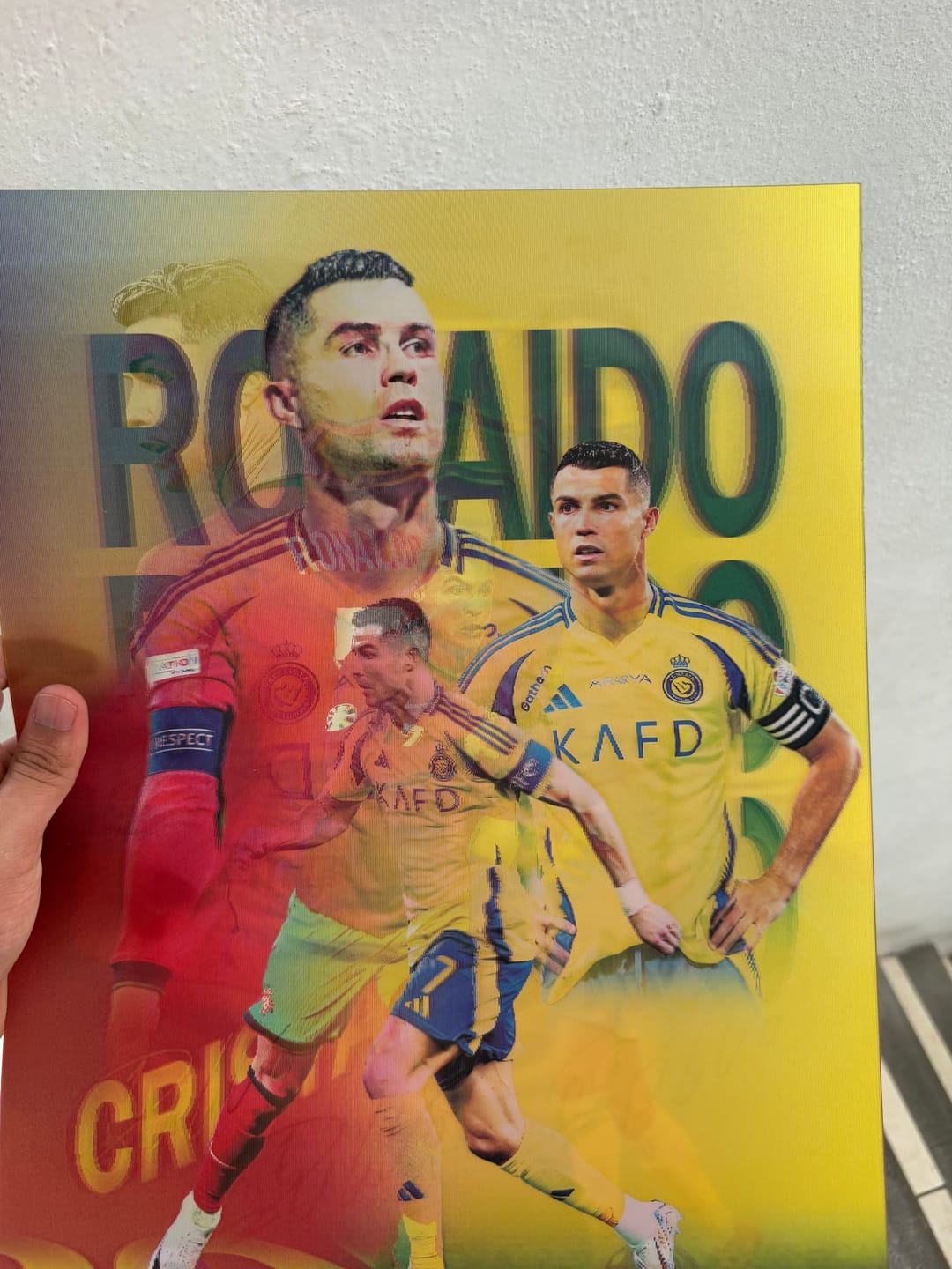 Customer photo review of Poster Lenticular Futbol Leyendas