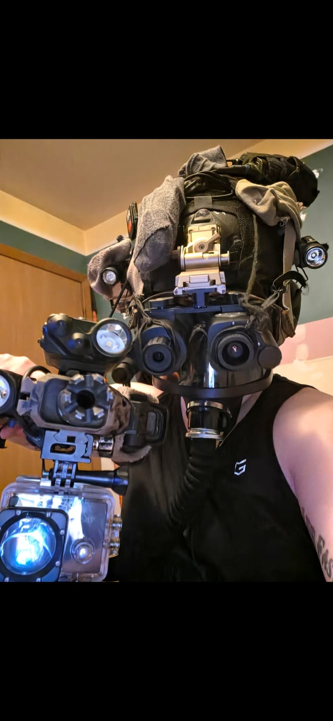 Customer photo review of [NEW] HEAT Thermal / VIPER Night Vision Goggles Bridgeable Monoculars