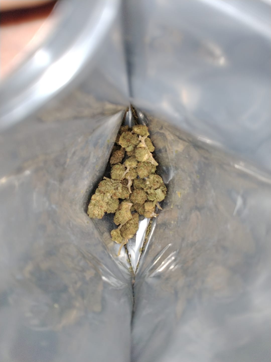 Customer photo review of Blackout Berries THCA Flower Ounce (28g)