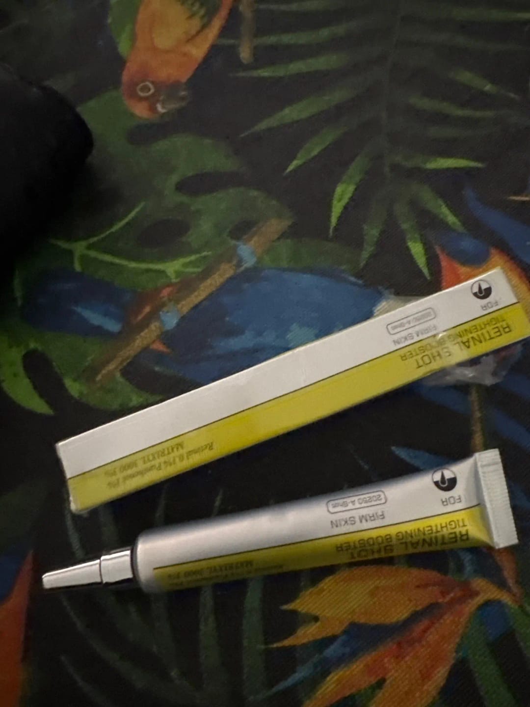 Customer photo review of Retinol Eye Cream – Firming & Brightening