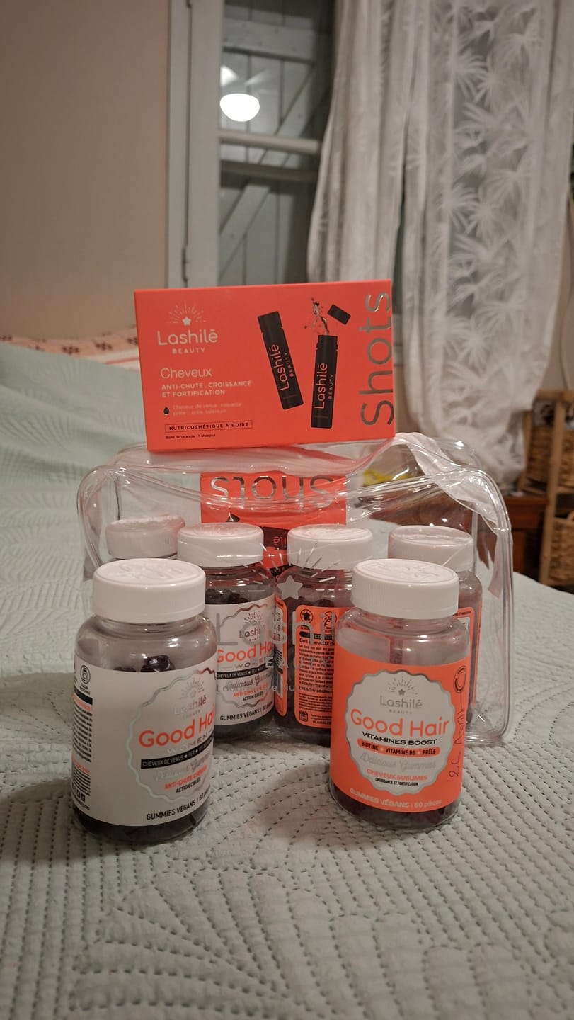Customer photo review of Mega Pack Cheveux - Pousse et Anti-chute