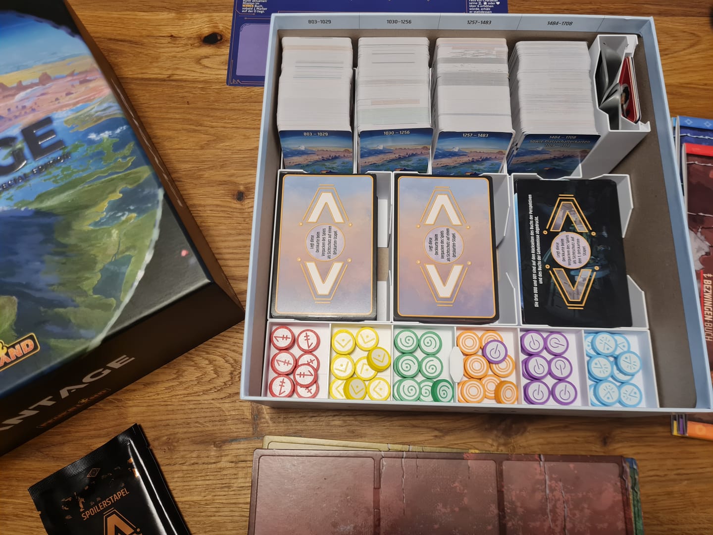Customer photo review of "VANTAGE" Premium Insert + Player Boards [Grundspiel]