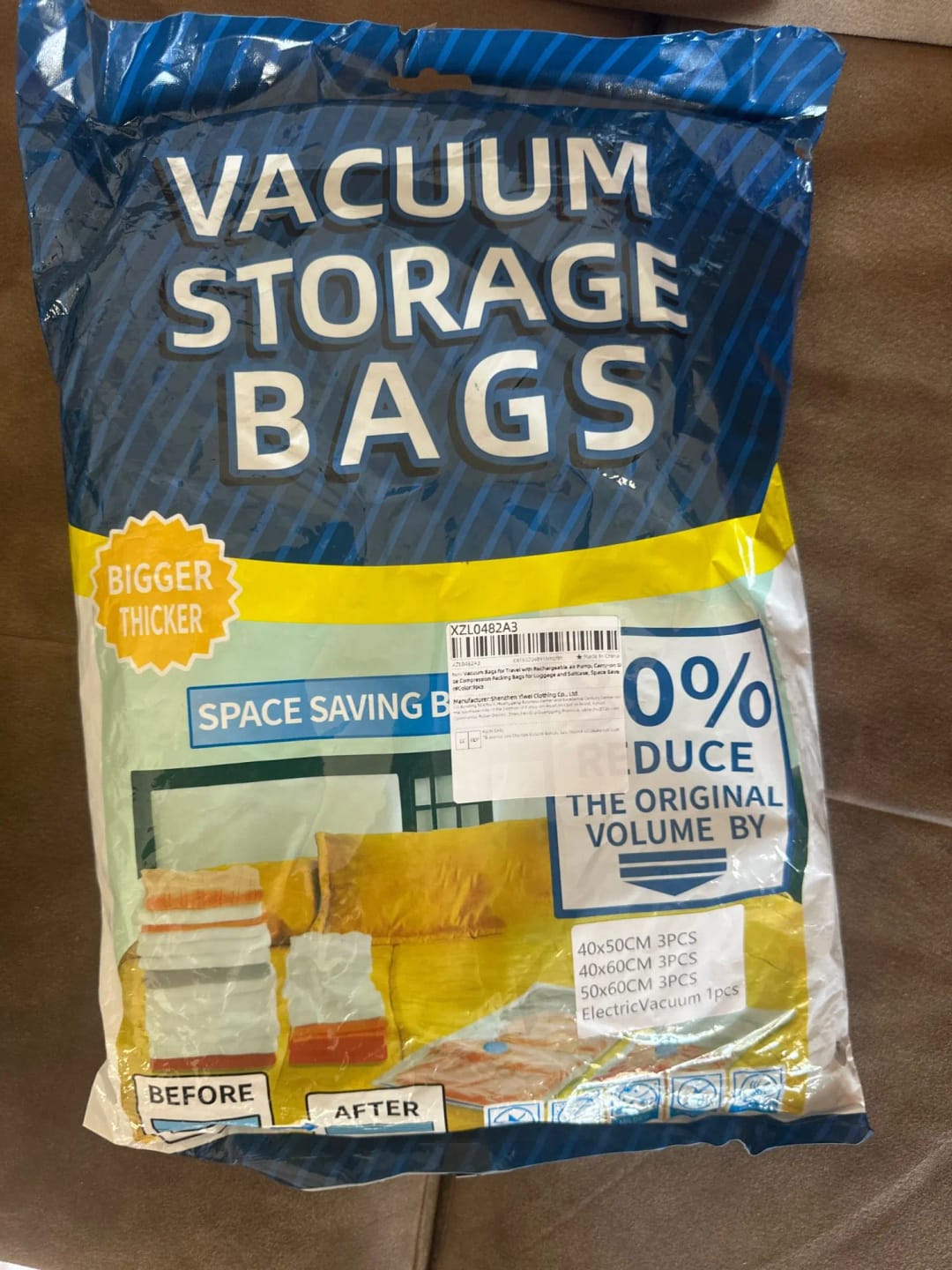 Customer photo review of Packora Electric Vacuum Bags — Pack 2x More, No Manual Pumping