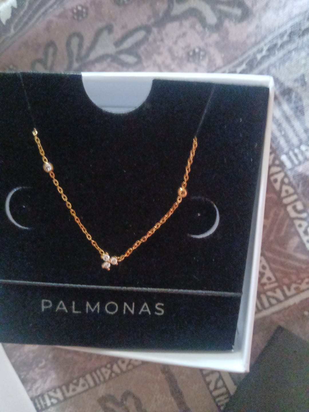 Customer photo review of Trio of Twinkle Necklace