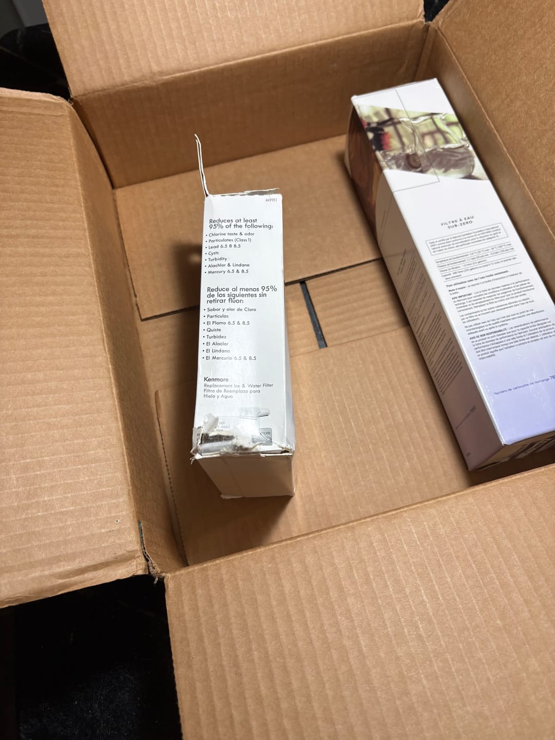 Customer photo review of Sub-Zero 7023812 Refrigerator Water Filter