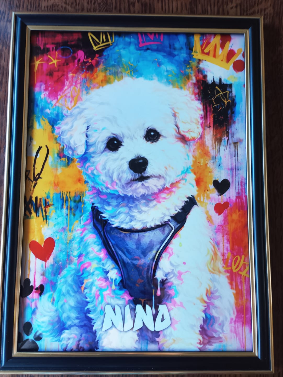 Customer photo review of Le graffiti - Poster personnalisé
