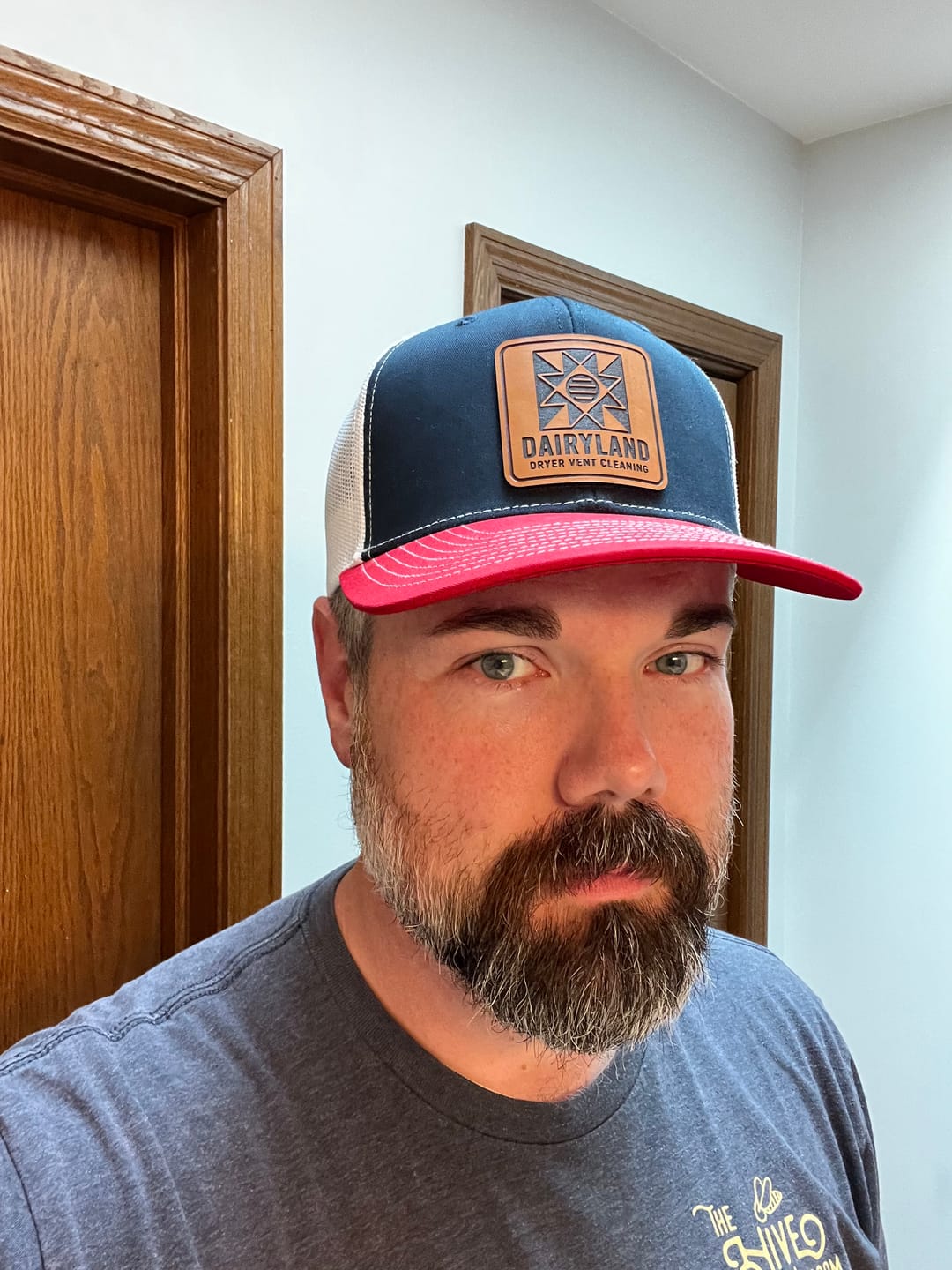 Customer photo review of Richardson 112 Custom Leather Patch Hats
