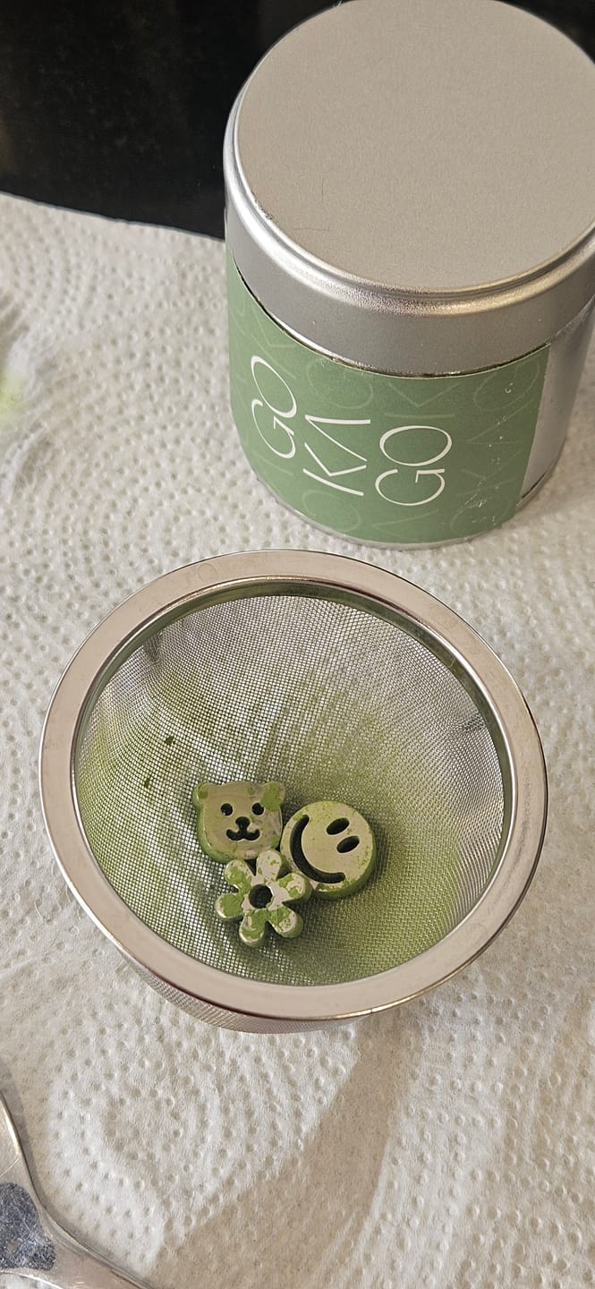 Customer photo review of Kiyomi Matcha Sieve Set
