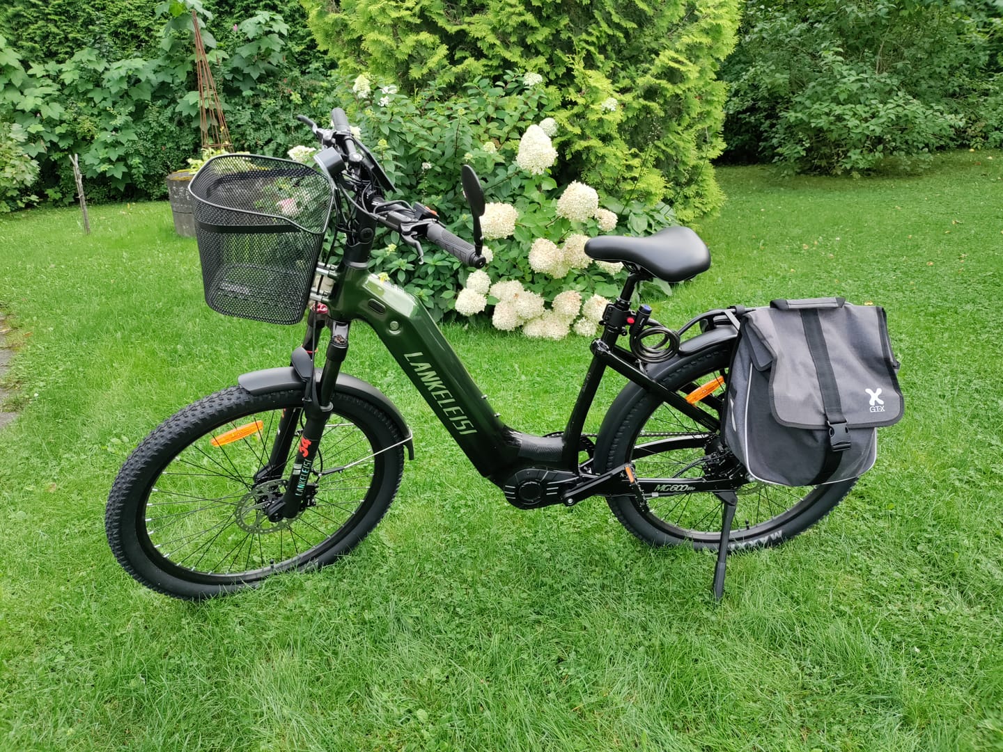 Customer photo review of Lankeleisi MG600 Lite 250W 27.5" Electric Trekking Bike 720Wh SUV E-bike with Switchable Sensor 36V 20Ah Battery