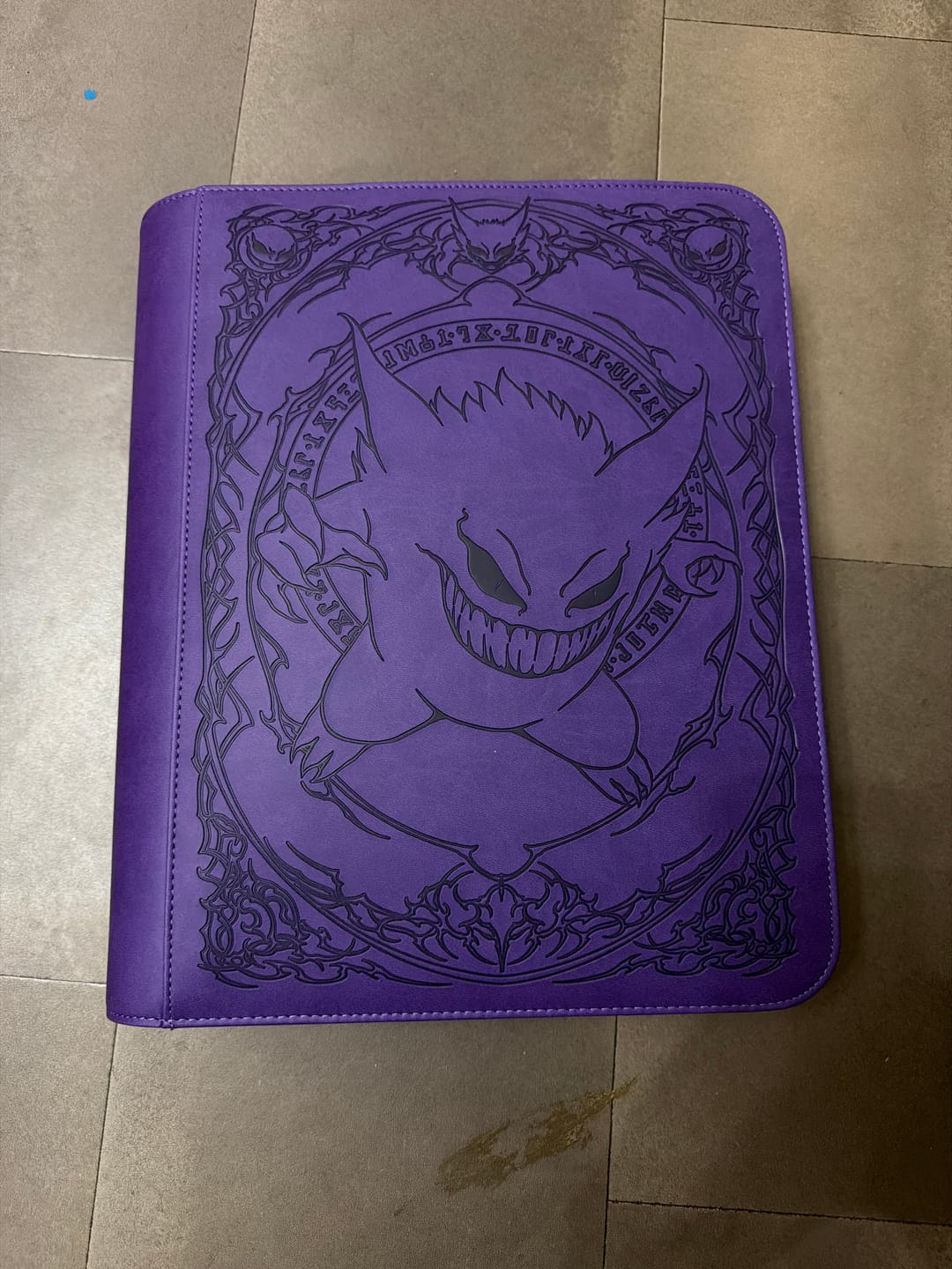 Customer photo review of Purple Evil - Toploader Trading Card Binder