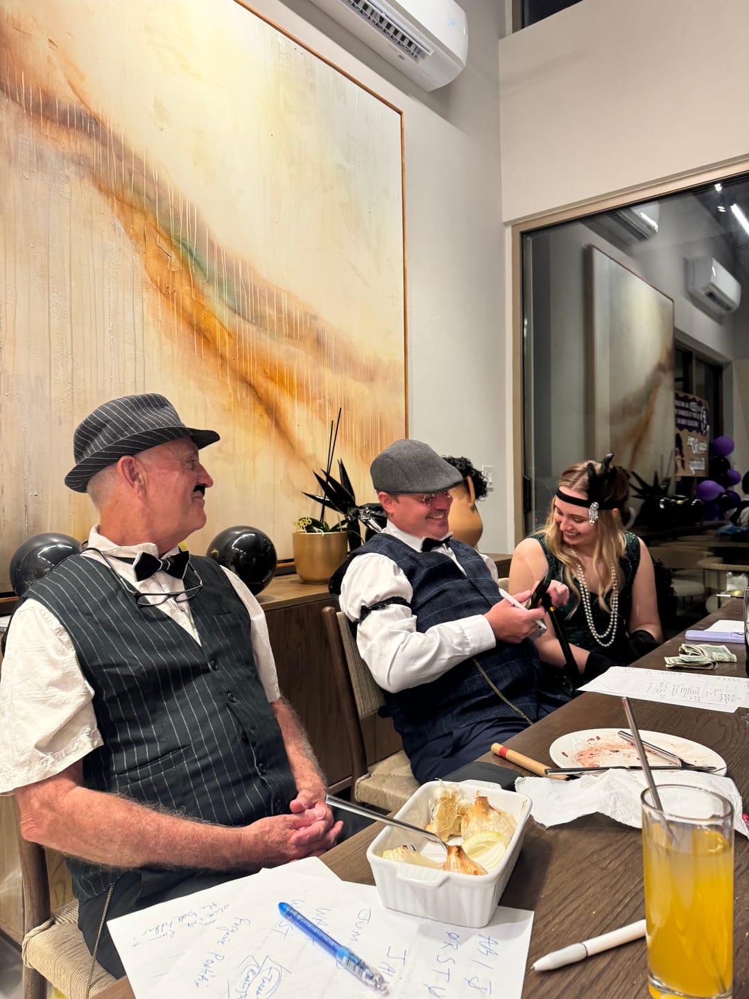 Customer photo review of 1920s Murder Mystery Game Kit