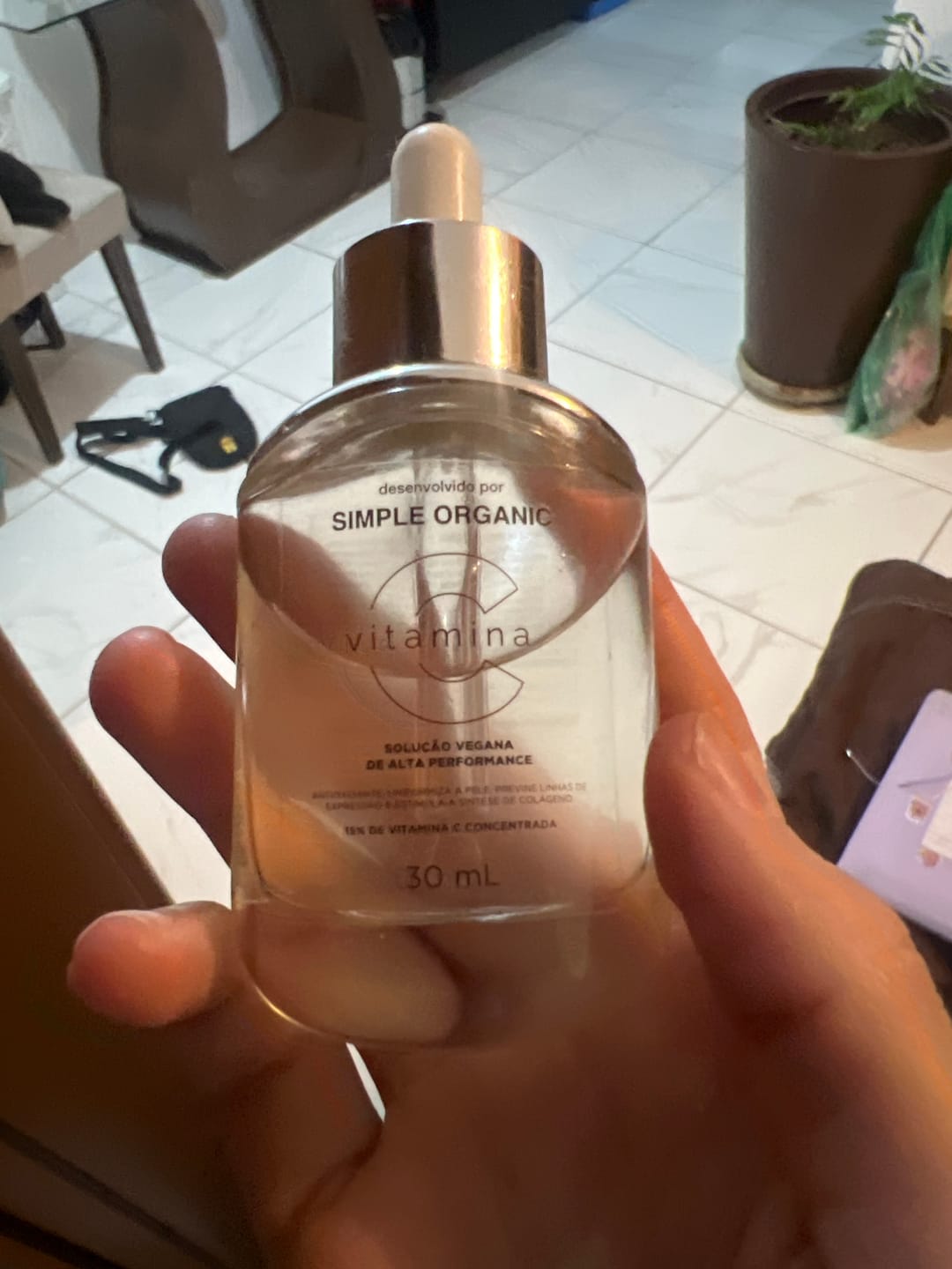 Customer photo review of Solução Vitamina C