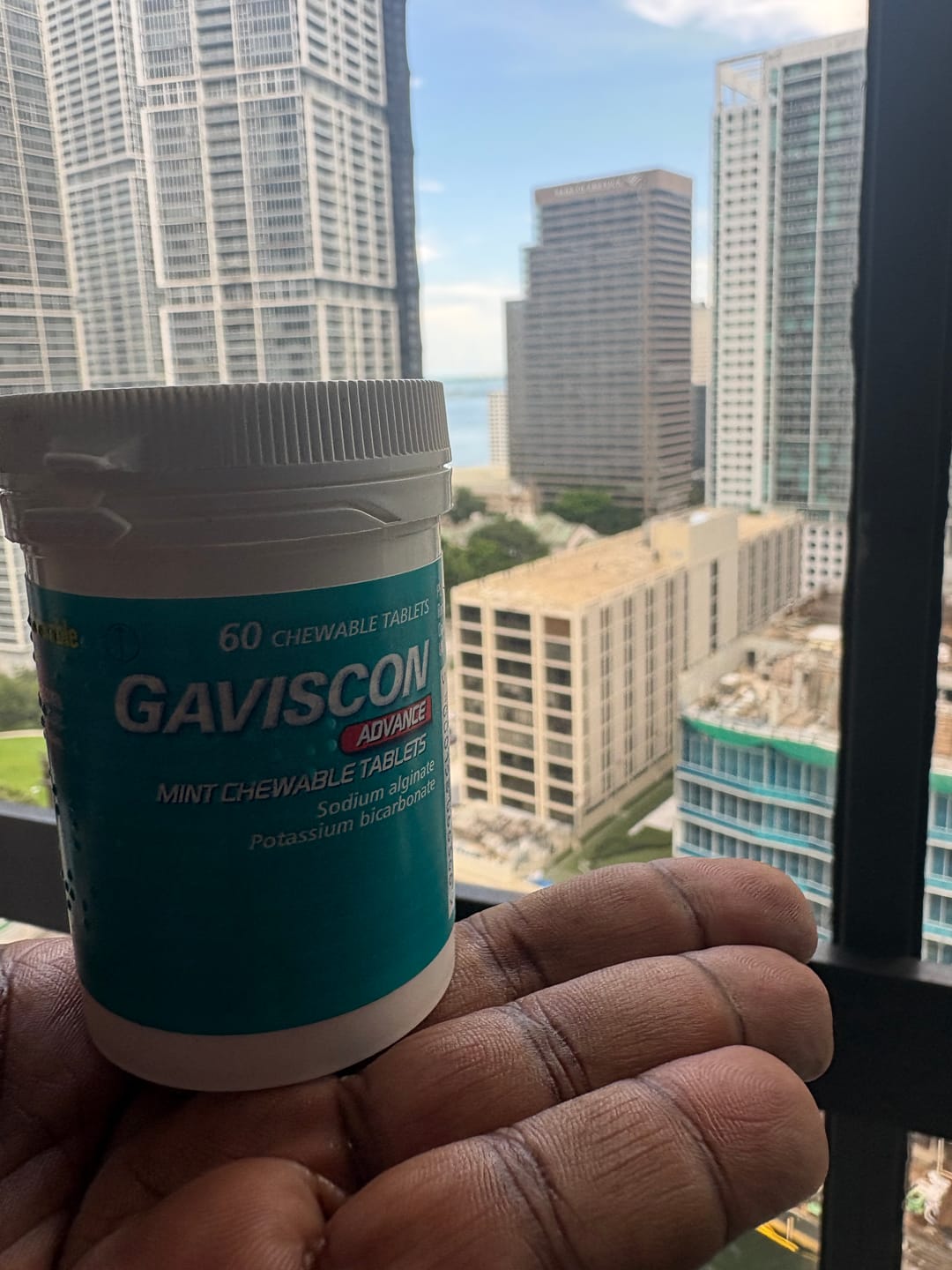 Customer photo review of Gaviscon Advance Mint Chewable Tablets 60 Tablets