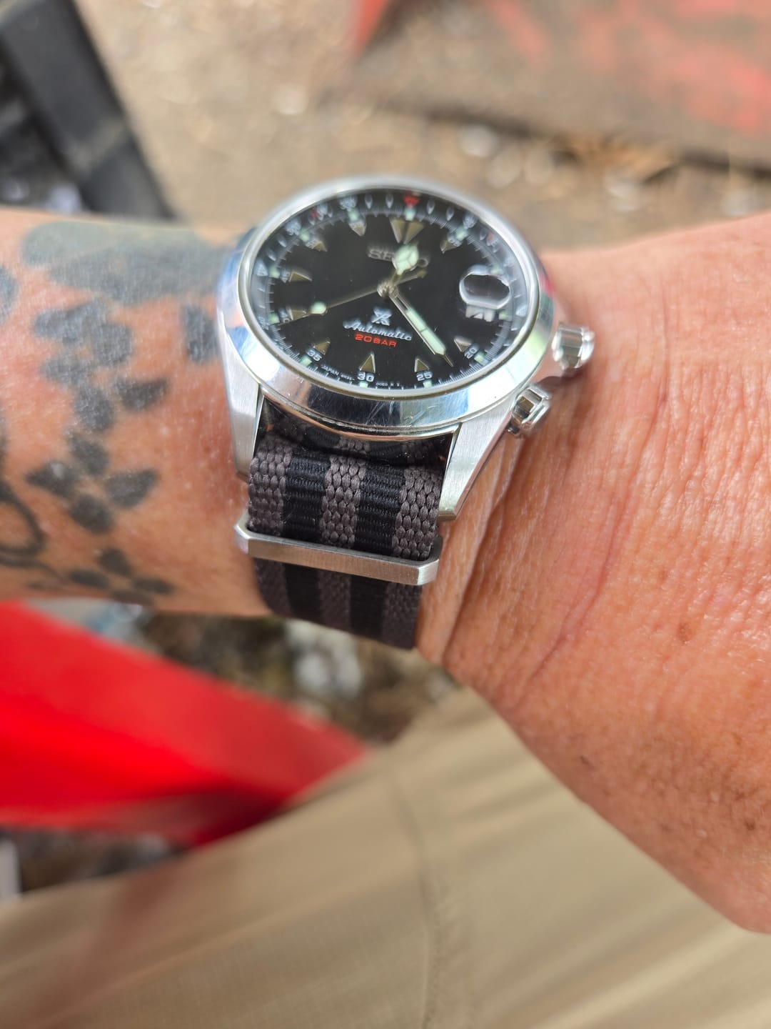 Customer photo review of Bond Nylon Strap - Five Eye