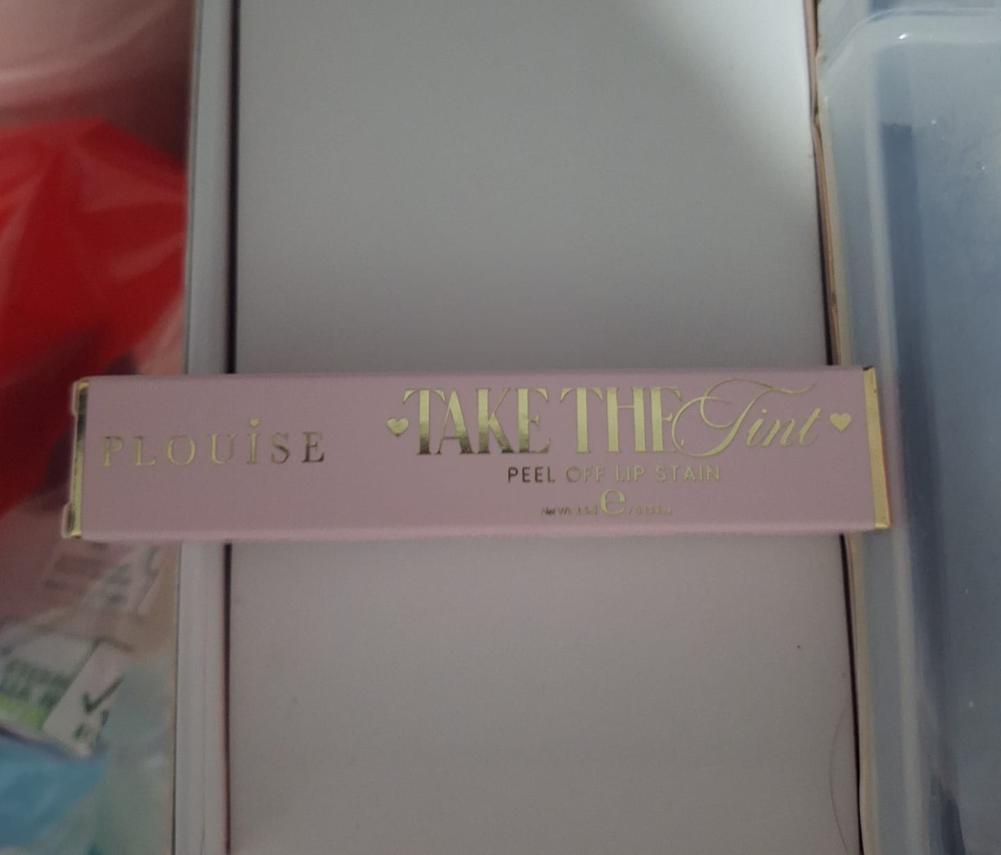 Customer photo review of Back to Business Take The Tint Peel Off Lip Stain