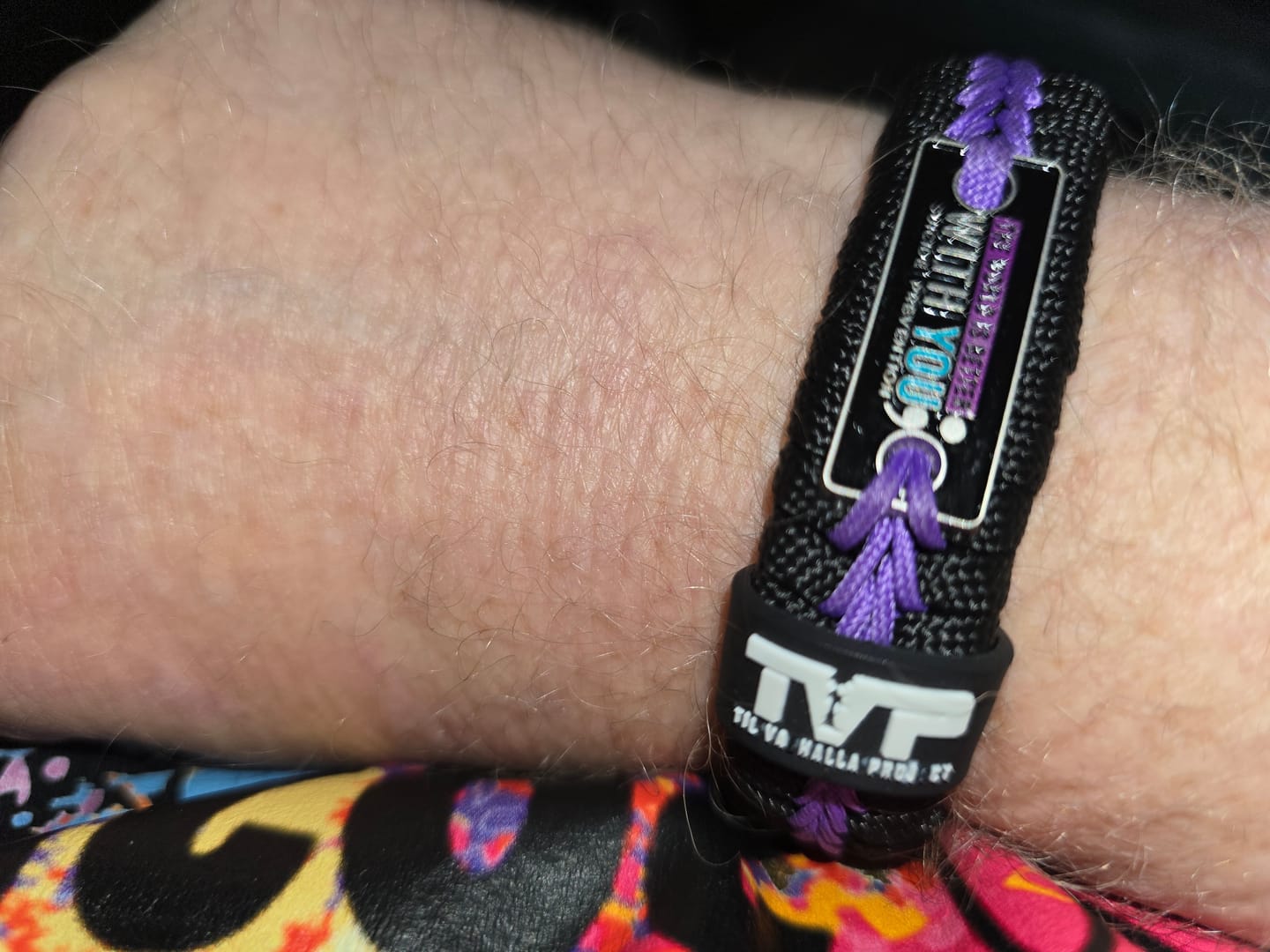 Customer photo review of You Belong Here - Paracord Bracelet