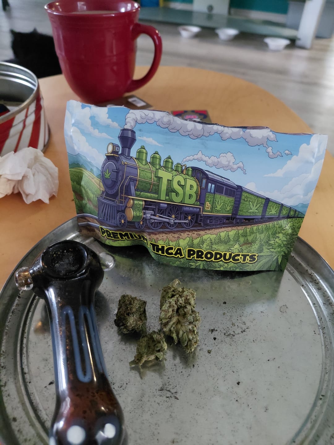 Customer photo review of Blue Crack THCA Flower