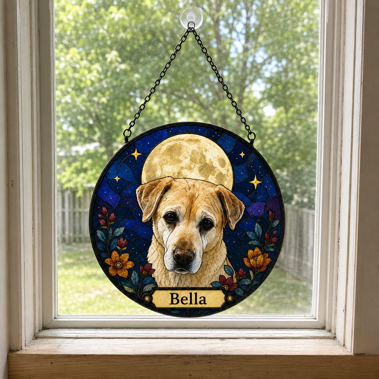 Customer photo review of Pawlight Portrait™ — Custom Pet Portrait