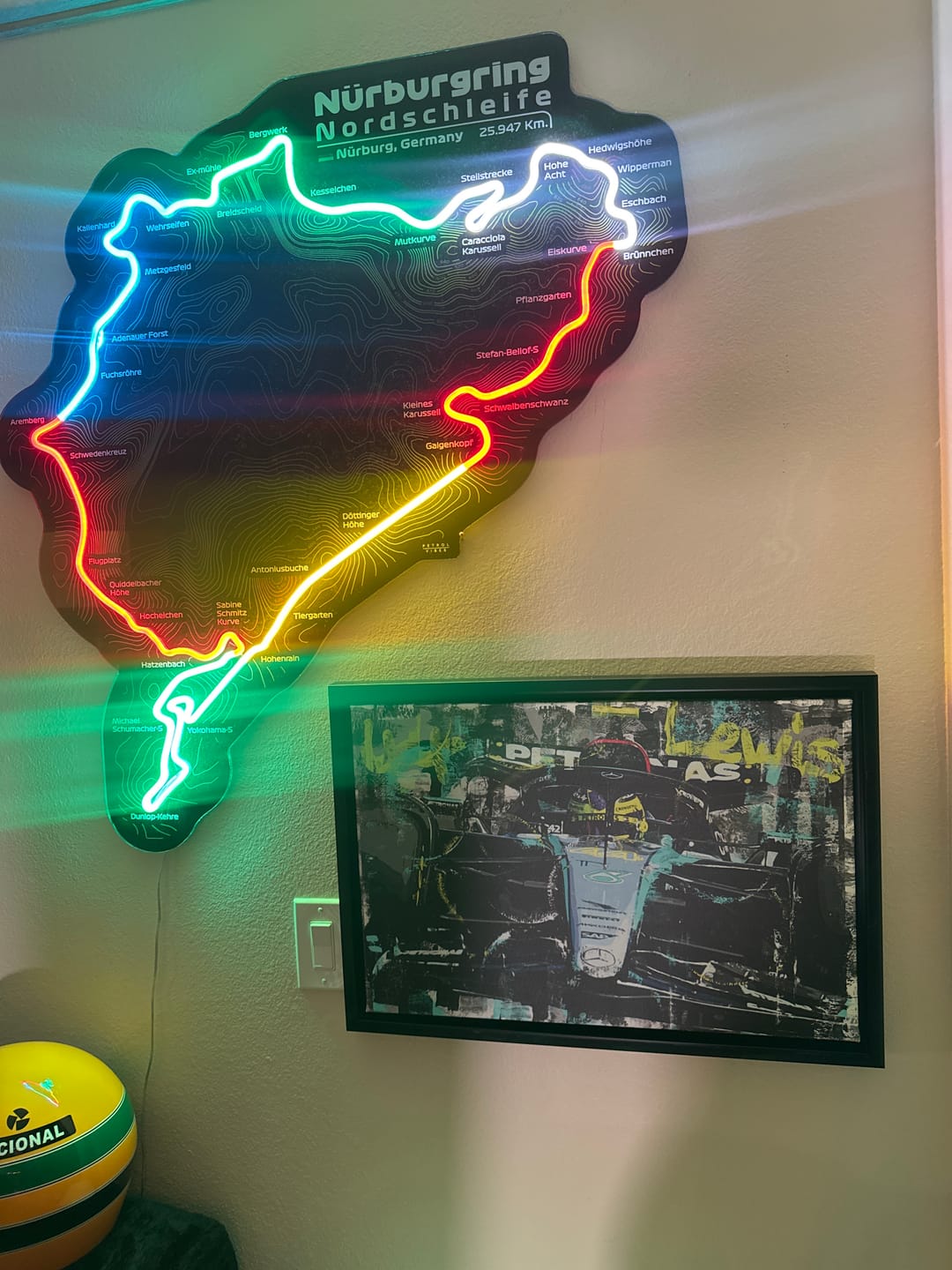 Customer photo review of Lewis Hamilton '2024' Graffiti