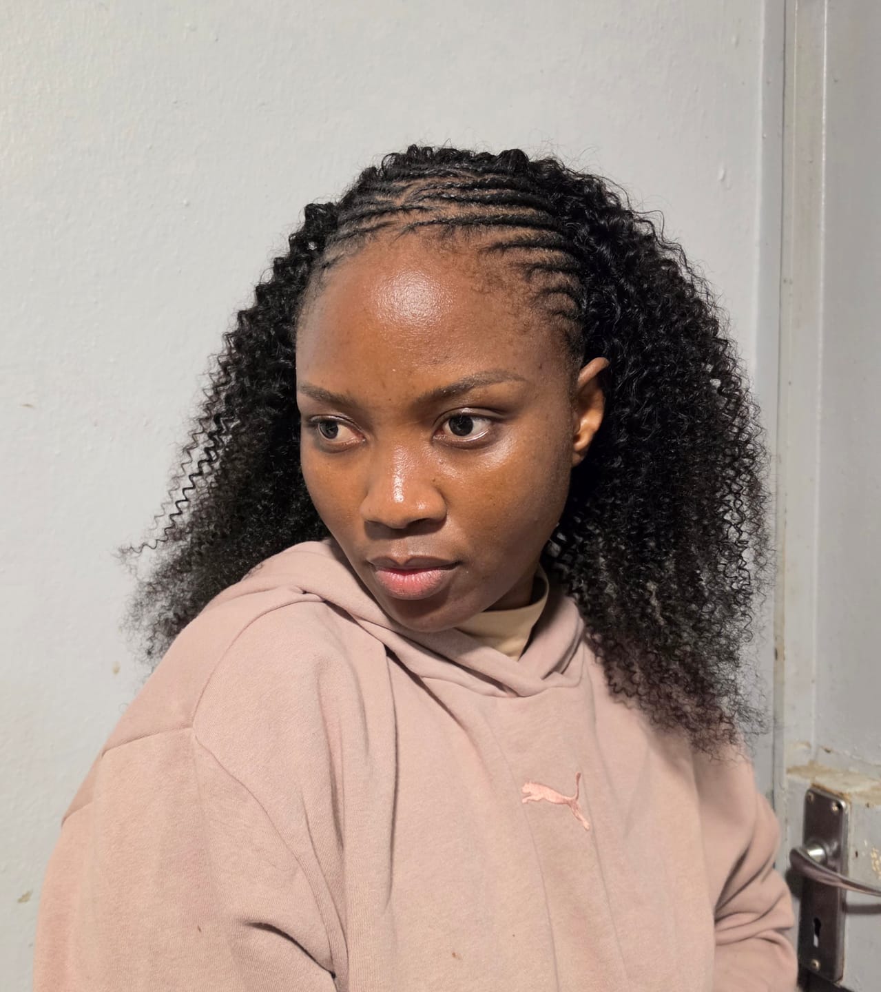 Customer photo review of BRAZILIAN 10A Single Bundle Kinky Curl