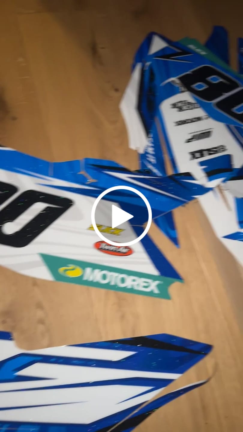 Customer video review of FULL CUSTOM GRAPHICS KIT