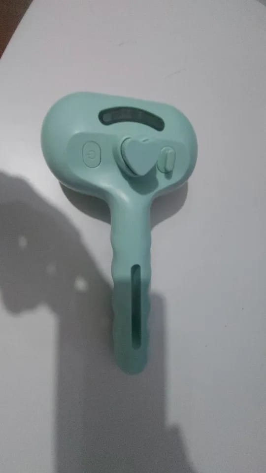 Customer photo review of Premium pet brush with steam function