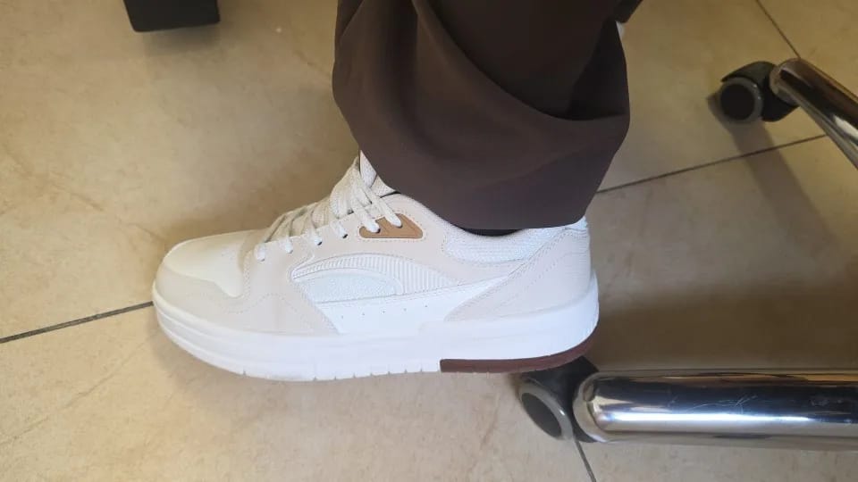 Customer photo review of Men's Waterproof Skate Sneaker – Low-Top Leather & EVA Sole | footmaxldn