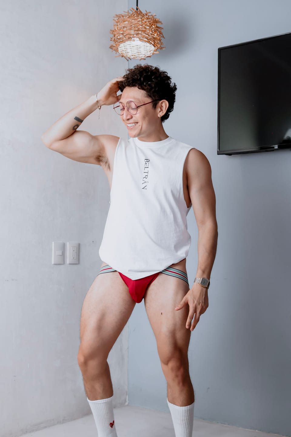Customer photo review of VARSITY Lift Jockstrap