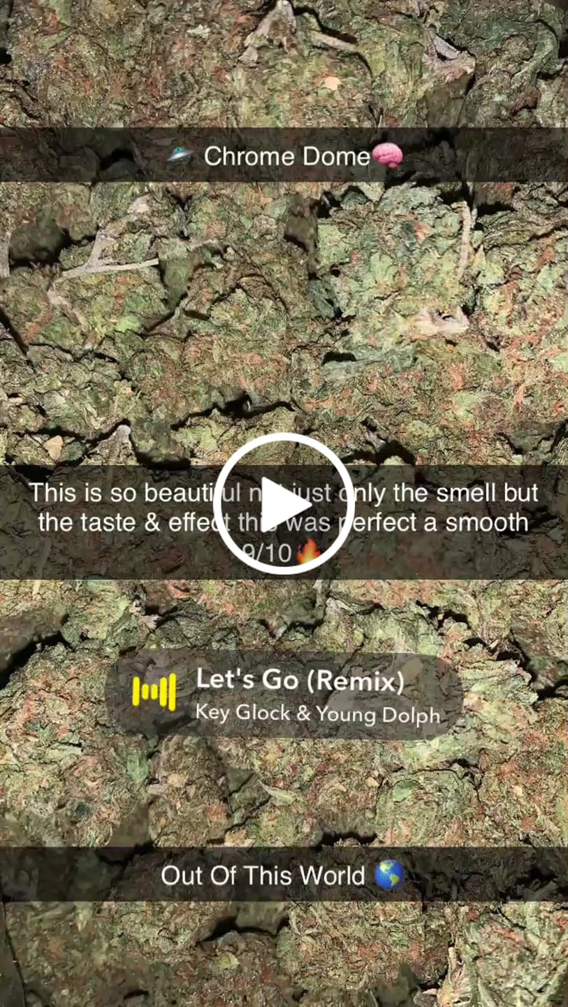 Customer video review of Chrome Dome THCA Flower