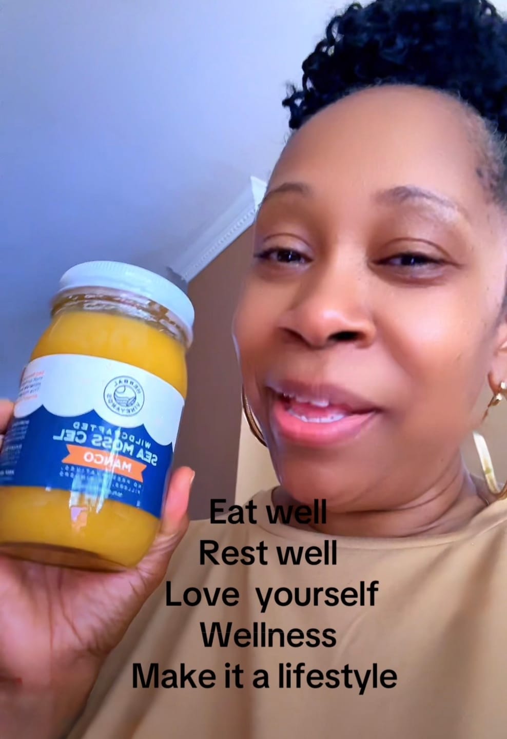 Customer photo review of EXCLUSIVE MANGO SEA MOSS GEL