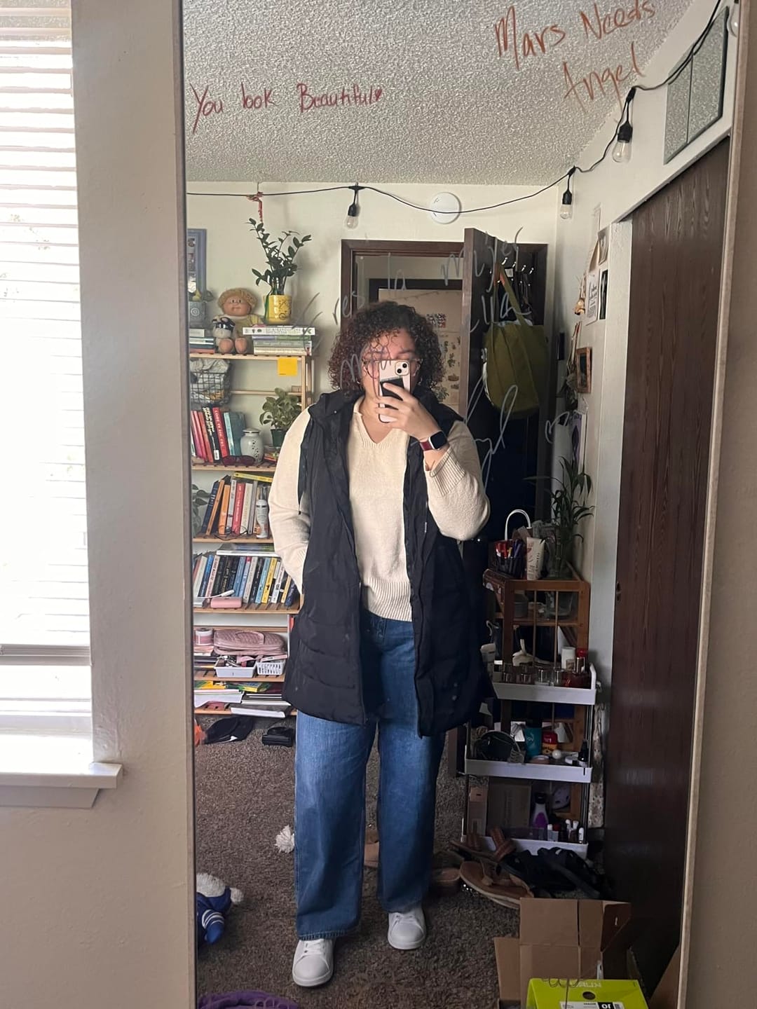 Customer photo review of auvora™ Long Puffer Vest