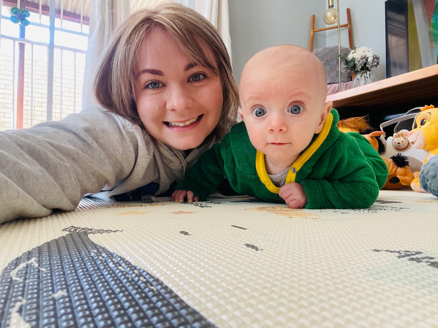Customer photo review of ABC Africa/ World Map Play Mat