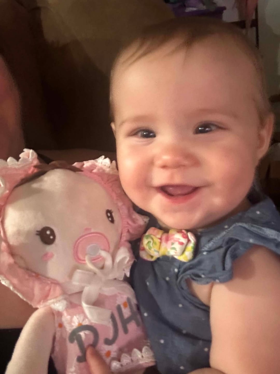 Customer photo review of Personalized Daisy Baby Girl