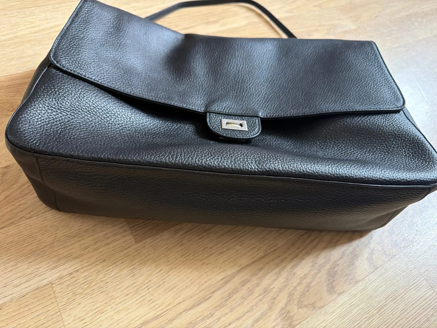 Customer photo review of Miriam Elephant Gray Cowhide Crossbody