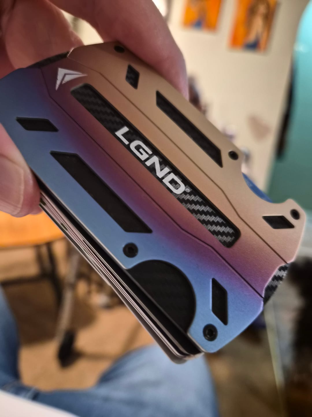Customer photo review of Tactical Wallet — Aircraft-Grade Aluminum