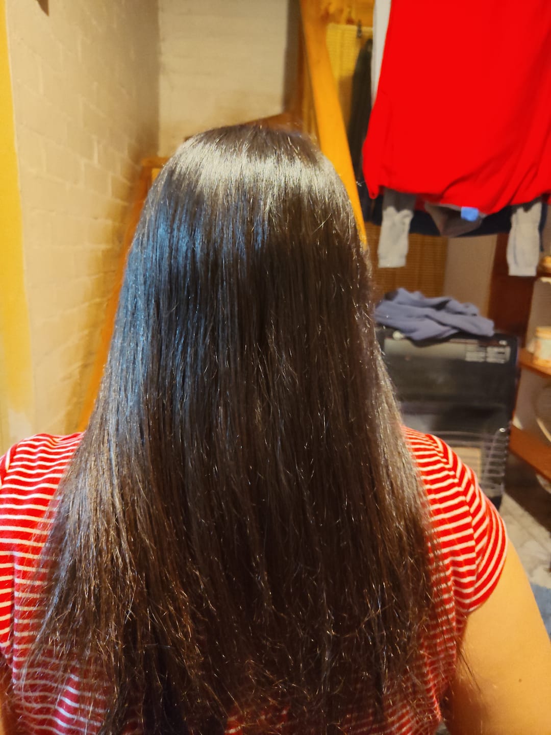 Customer photo review of Kit Shampoo + Acondicionador Golden Glow 300 ML