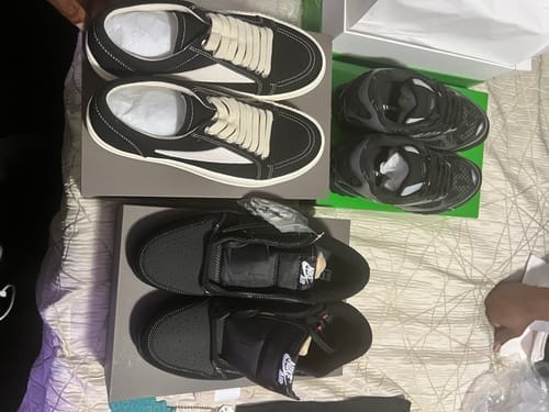 Customer photo review of Black  rick owens vanz suade