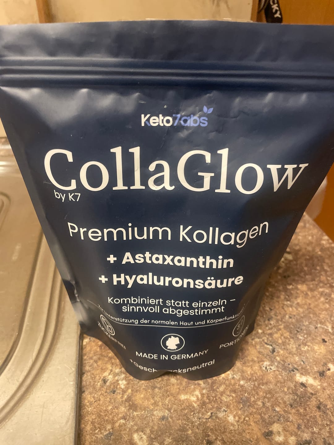 Customer photo review of CollaGlow® 30 Tage Kollagen-Kur mit GlowProtect Komplex™