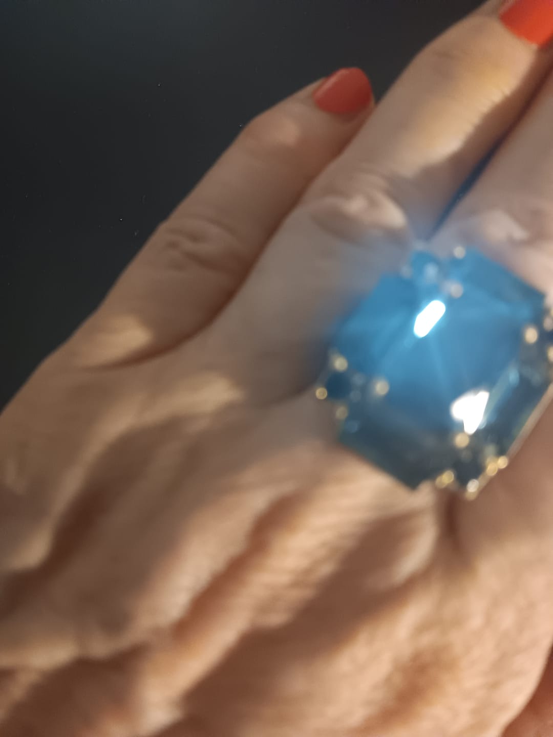 Customer photo review of Midnight Prism Ring