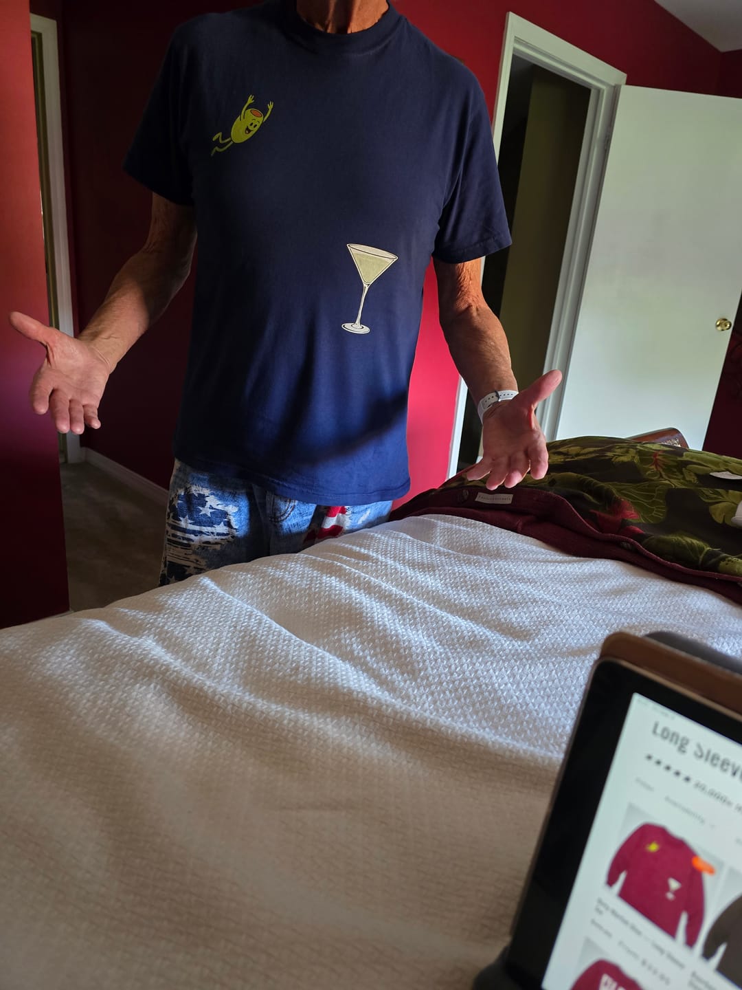 Customer photo review of Dirty Martini Dive — Premium Tee