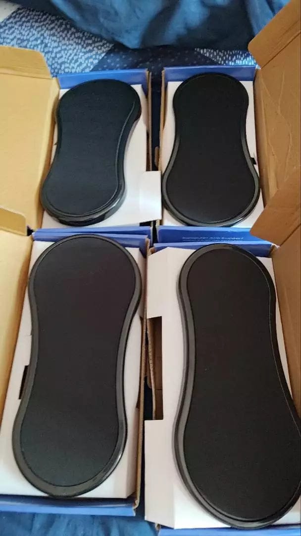 Customer photo review of DeskEase™ Adjustable Desk Arm Support