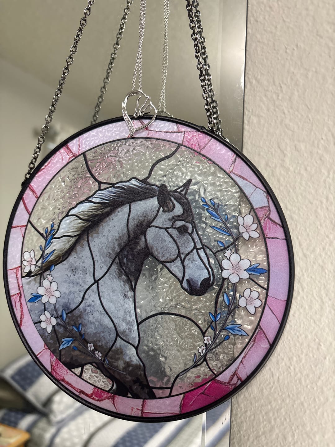 Customer photo review of Forever In My Heart-Horse Necklace