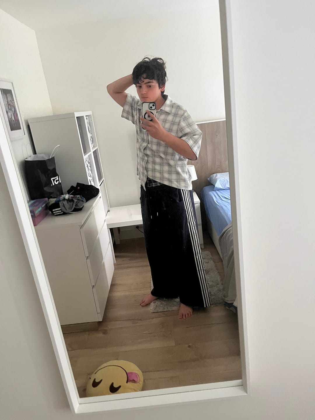 Customer photo review of Aelfric Eden Double Waist Baggy Sweatpants
